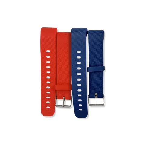 2-Pack Of Red & Blue Fitness Tracker Bands – Tech & Audio